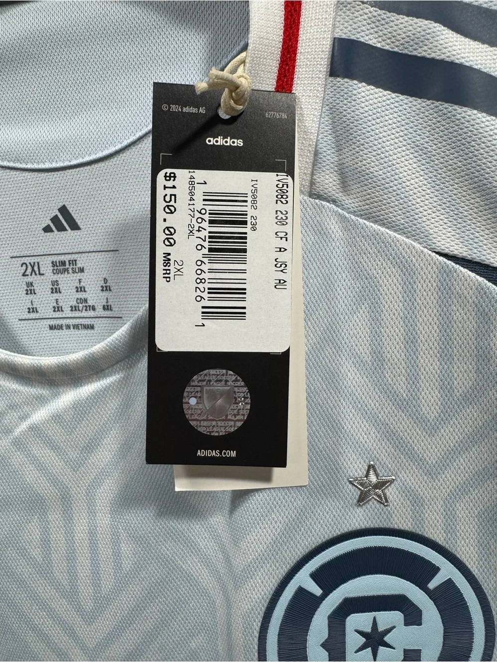 Adidas Chicago Fire Soccer Jersey